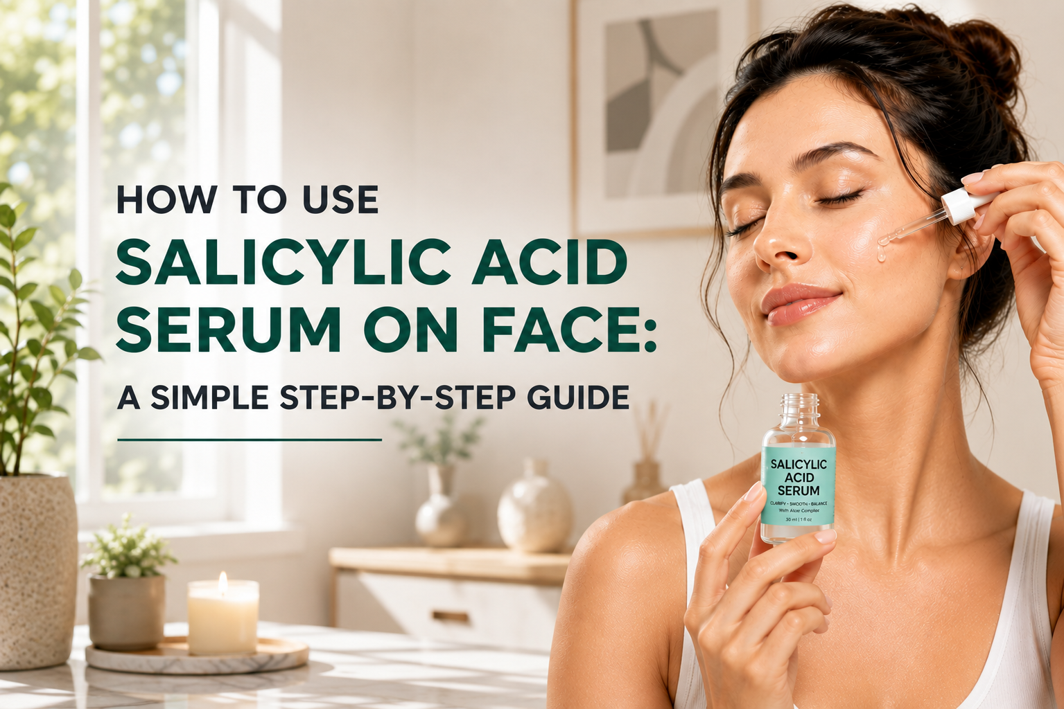 how to use salicylic acid serum on face